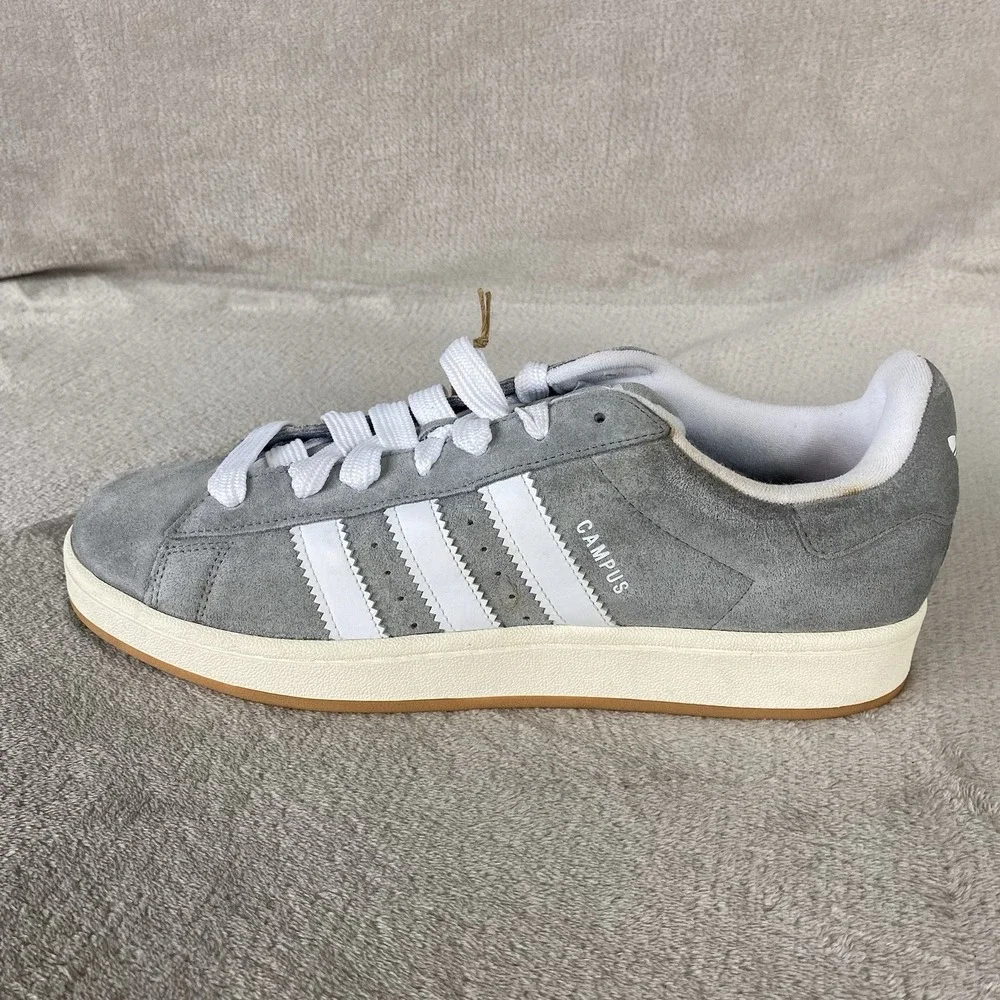 Adidas Campus 00s Shoes Mens Size 13 Gray White Suede Sneakers Originals NEW